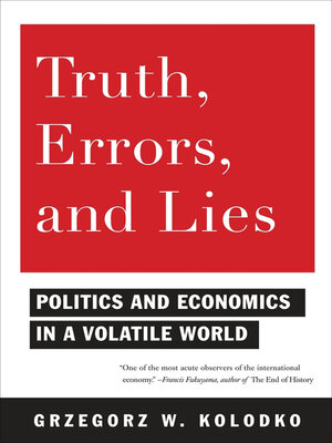 cover image of Truth, Errors, and Lies